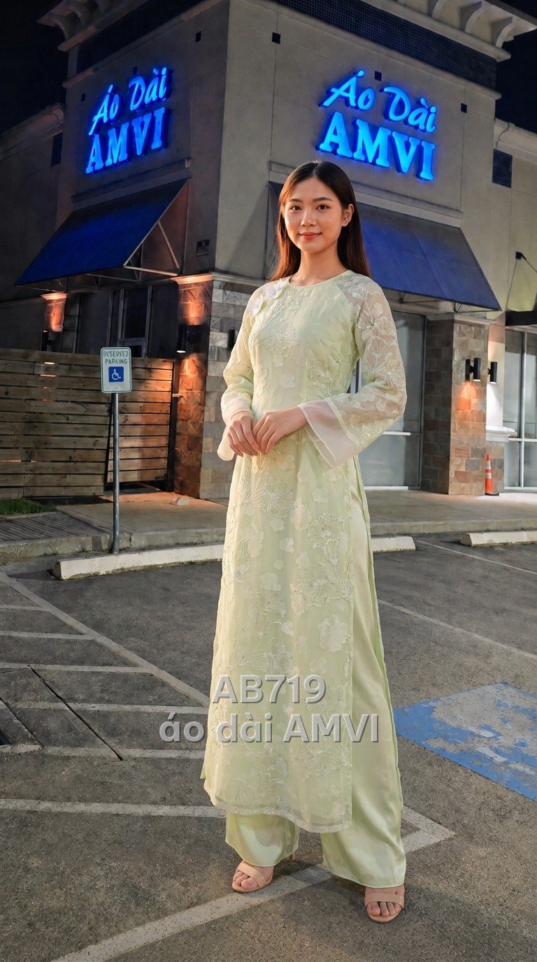Matching couple áo dài with gold beadwork, a groom and bride in coordinated wedding outfits — bridesmaid áo dài in brocade —