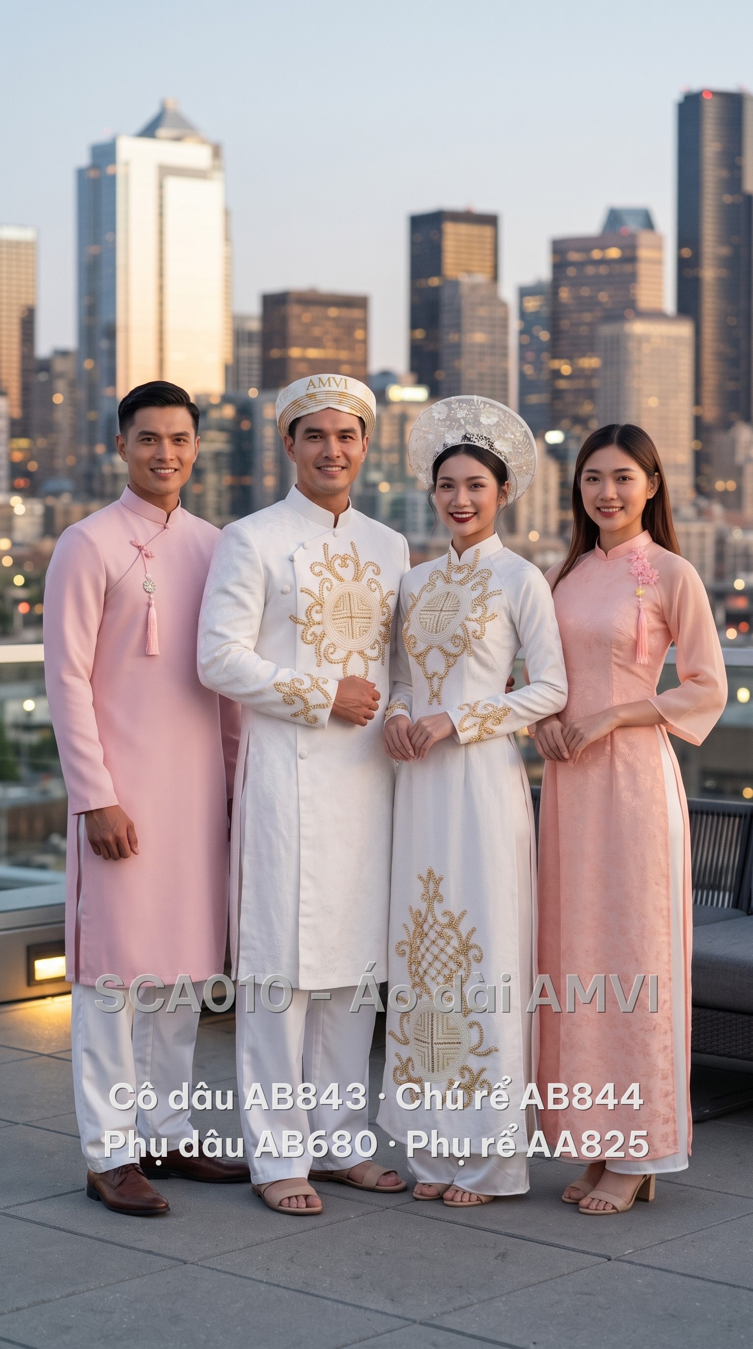 Set đám cưới Bạch Hoa SCA010