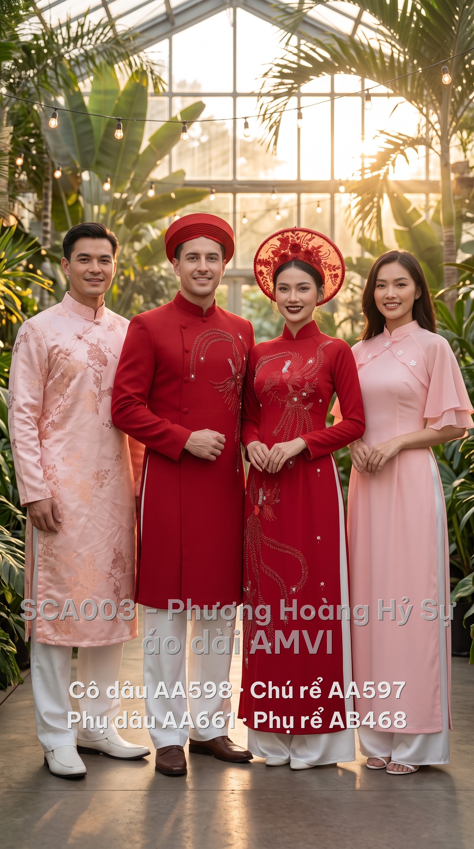 Set đám cưới Phượng Hoàng Hỷ Sự SCA003