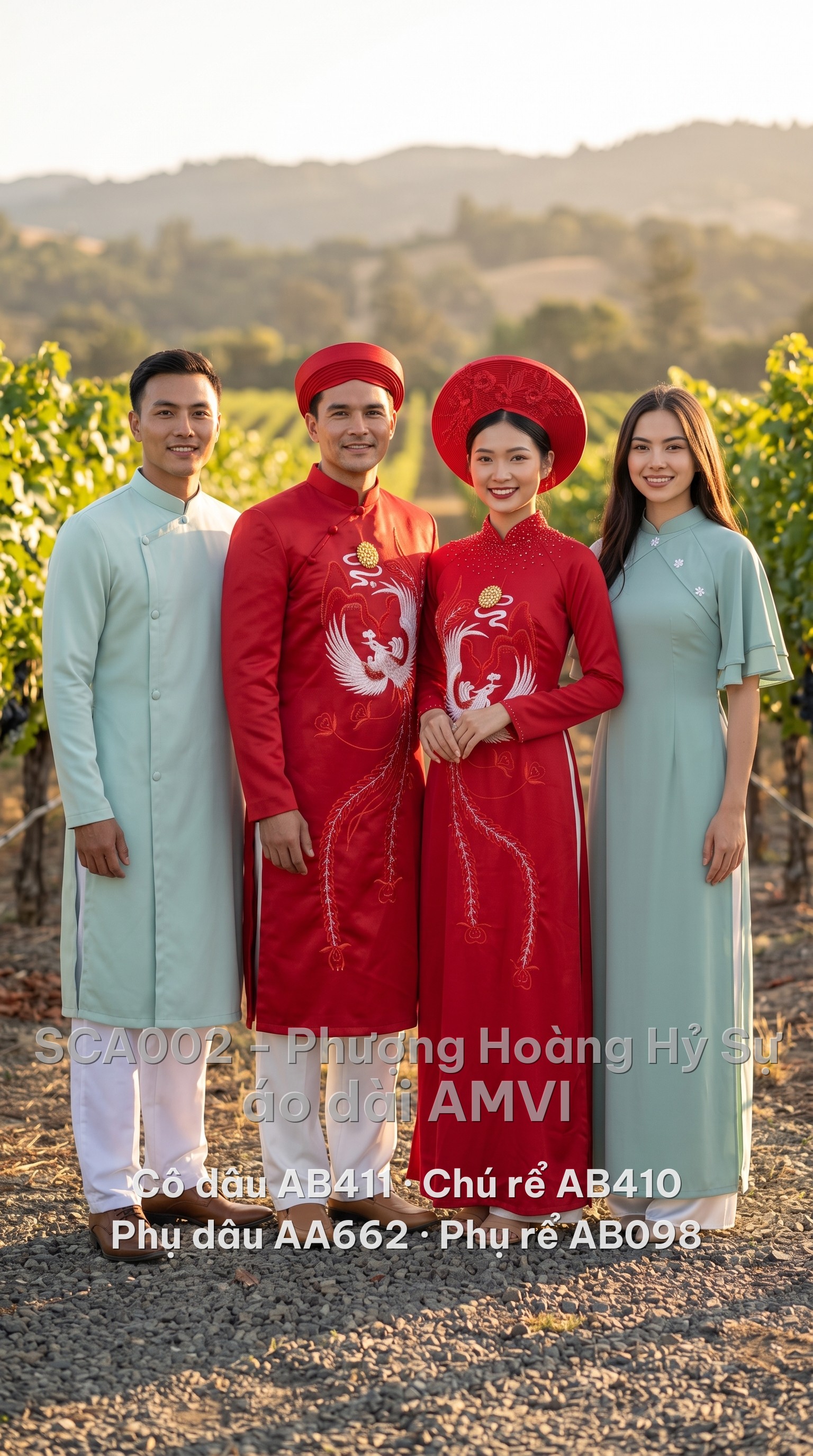 Set đám cưới Phượng Hoàng Hỷ Sự SCA002